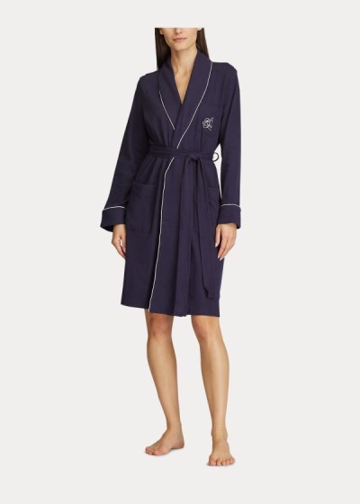 Women's Ralph Lauren Short Shawl-Collar Robe | 782146ZMS